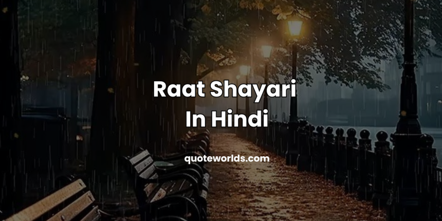 Raat Shayari In Hindi | रात शायरी