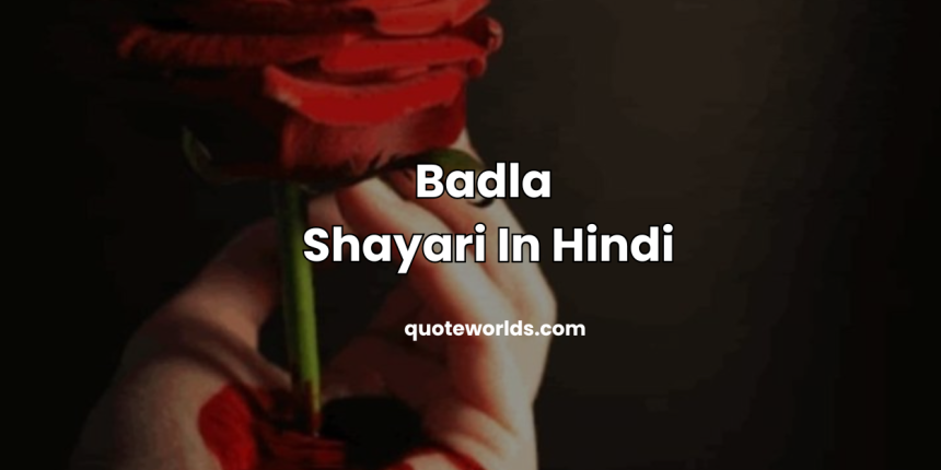 Badla Shayari In Hindi | बदला शायरी